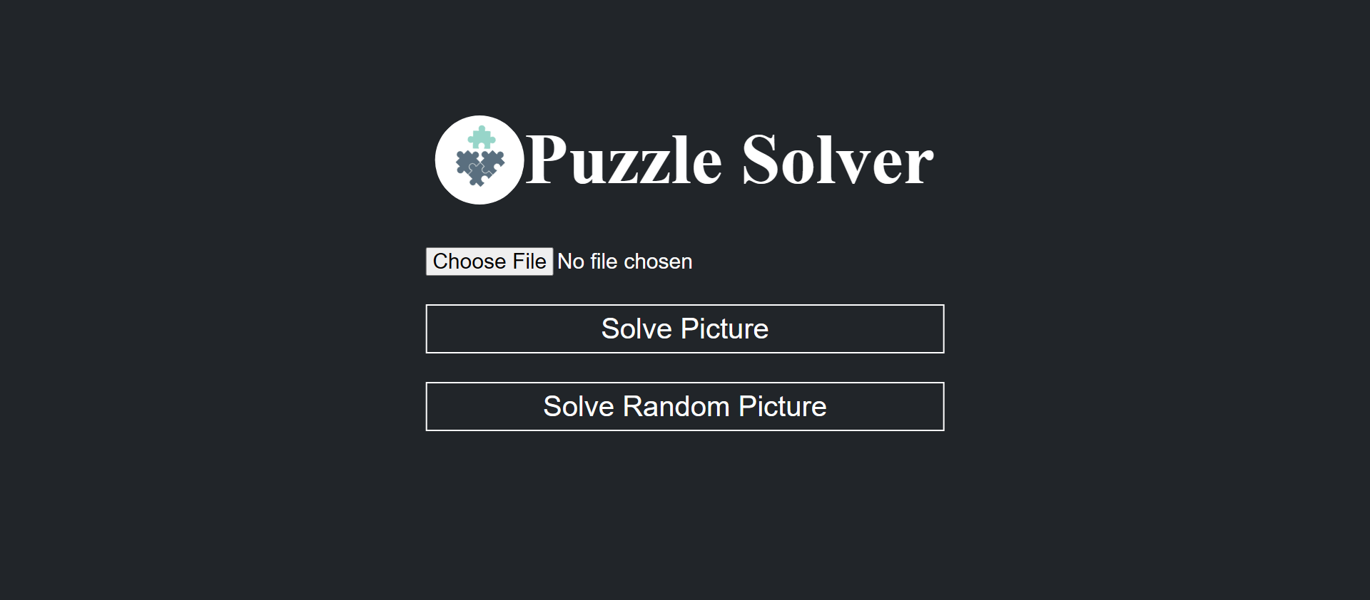 Puzzle Solver Game